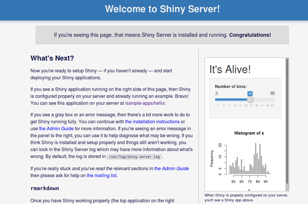 rstudio shiny app